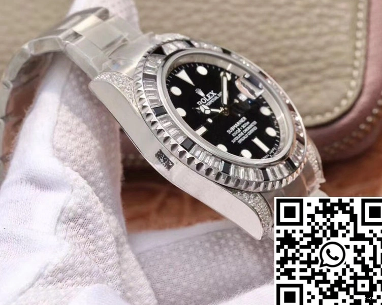 Customized Date Submariner Edition Black Diamond GS Rolex 116610LN Dial Factory 0421